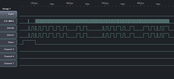 Complete horizontal frame.  